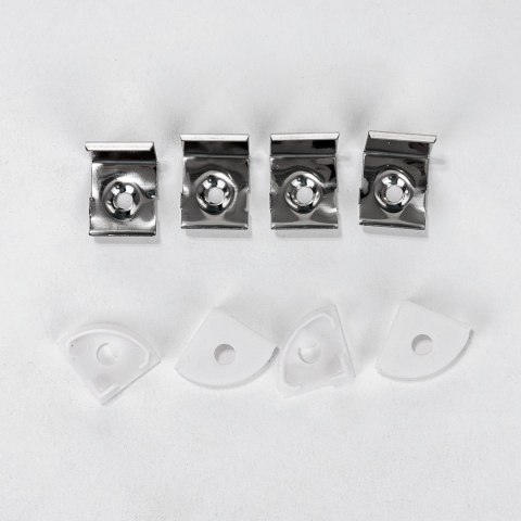 Profil Aluminiowy V-TAC 2mb Anodowany, Klosz Mleczny, Kątowy, Cienkościenny VT-8109