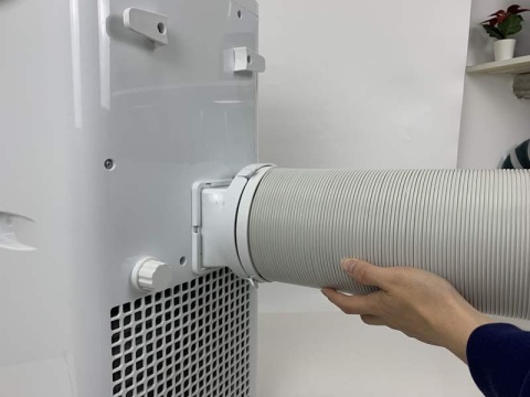 Rura wylotowa 150 cm ABS biała do klimatyzatorów, klimatyzatora Volteno