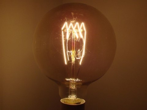 Żarówka węglowa Selred G125 60W E27 T shape