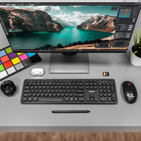 Zestaw klawiatura i mysz bezprzewodowa Rebel WS400