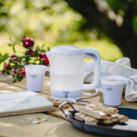 Adler Czajnik elektryczny plastikowy turystyczny 0,5 L