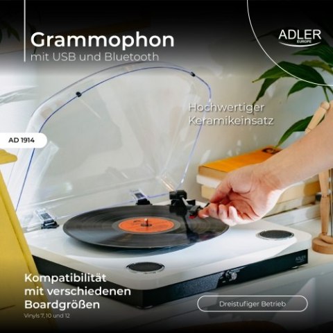 Adler Gramofon z USB i Bluetooth
