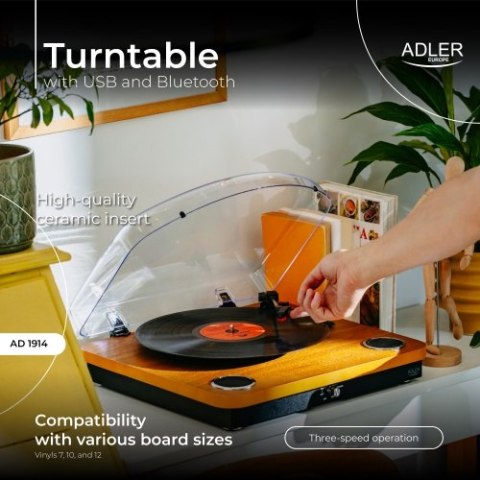 Adler Gramofon z USB i Bluetooth