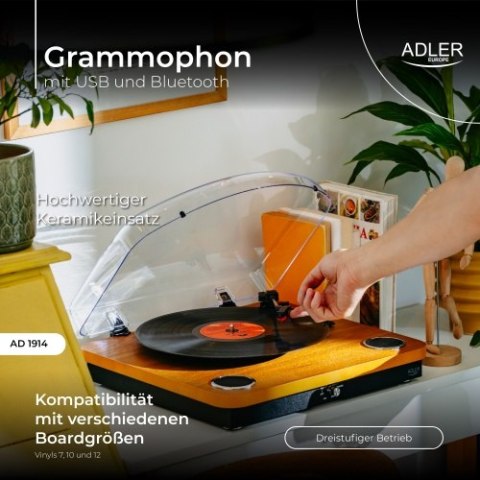 Adler Gramofon z USB i Bluetooth