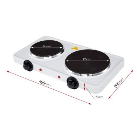 Adler Kuchenka elekt. dwupalnikowa