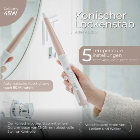 Adler Lokówka stożkowa