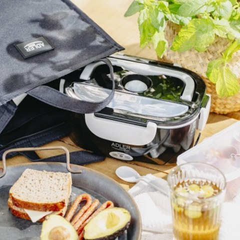 Adler Pojemnik na żywność z torbą termiczną 5 litrów | Do auta i domu (12V / 230V)