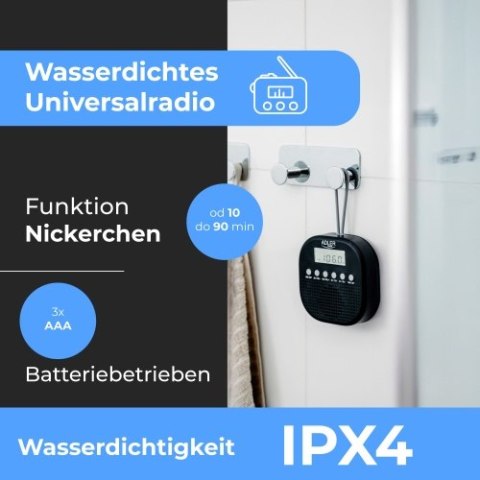 Adler Radio FM wodoodporne - IPX4