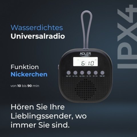Adler Radio FM wodoodporne - IPX4