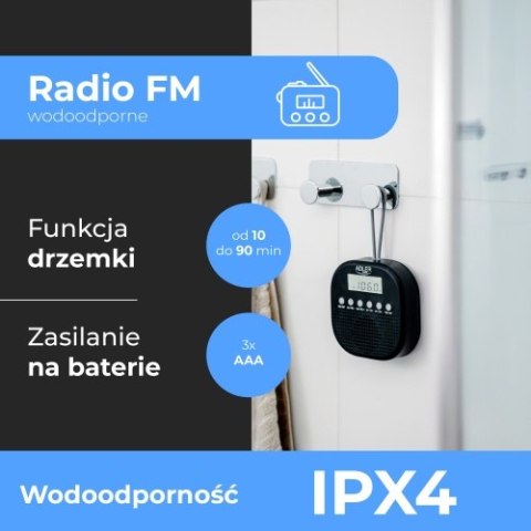 Adler Radio FM wodoodporne - IPX4