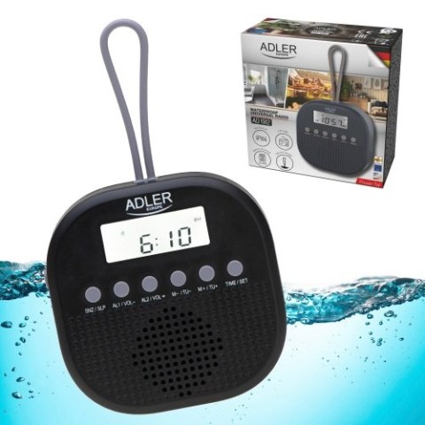 Adler Radio FM wodoodporne - IPX4