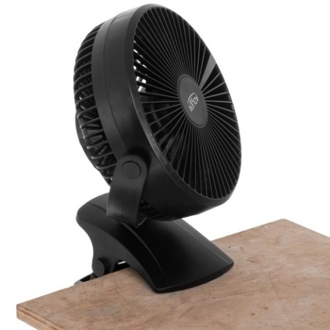 Adler Wentylator biurkowy z klipsem |Akumulatorowy| 15,5 cm | 360° obrót| USB-C |