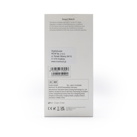 SmartwatchX20 Czarny Blackview