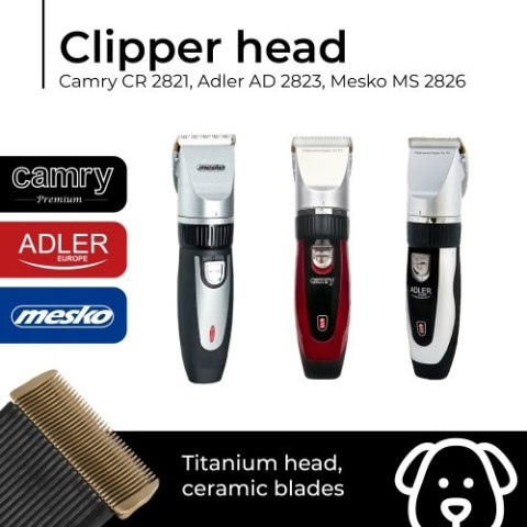 Camry Strzyżarka /Głowica do Camry CR2821,Adler AD2823, Mesko MS2826