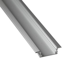 Profil Basic wpuszczany średni srebrny 2,0m anodow
