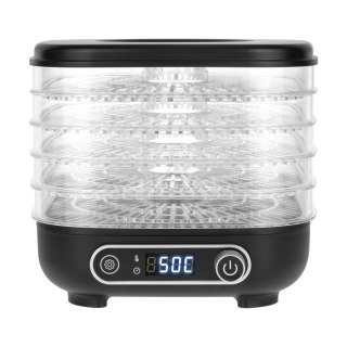 Suszarka do grzybów , warzyw , owoców , 300W , 5 sit , wyświetlacz , termoobieg , TEESA