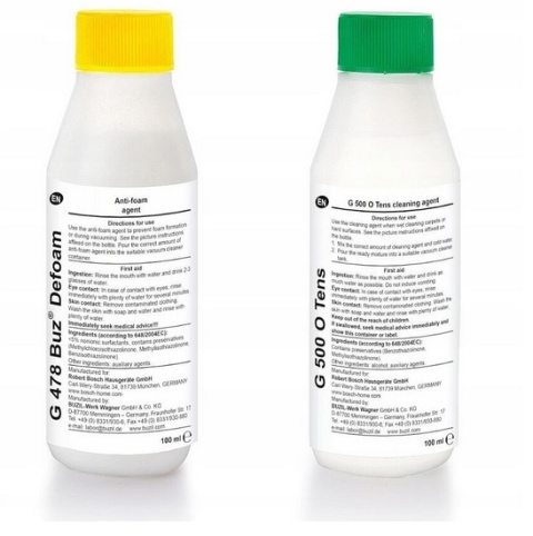 Zestaw do prania dywanów do odkurzacza Bosch