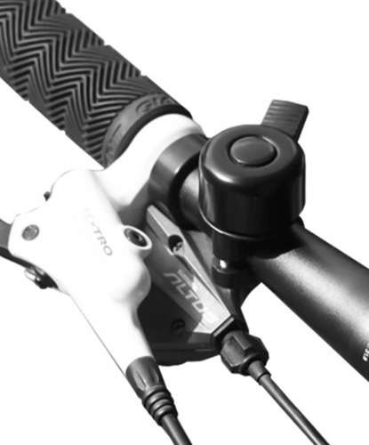 Dzwonek do roweru - czarny Trizand