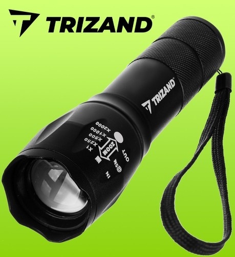 Latarka LED CREE 5W USB zoom power bank Trizand T6 L18368
