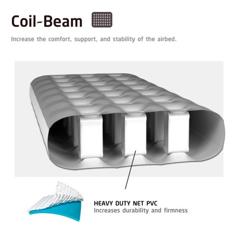 Materac dmuchany pojedynczy AVENLI 191x73x22