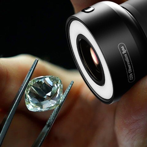 Obiektyw makro jubilerski 120x LED Apexel MS120