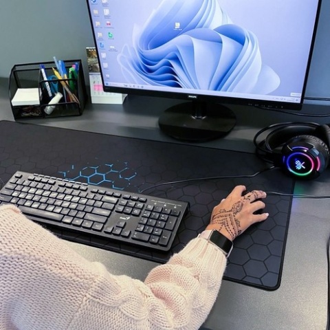 Podkładka pod mysz - gamingowa. duża 90 x 40 Dunmoon