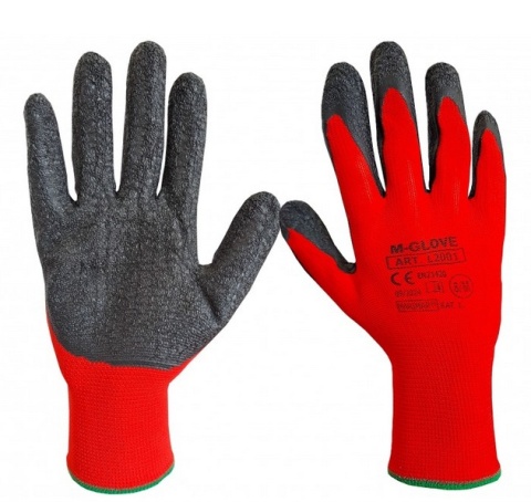 Rękawice Dragon czerwone rozmiar 8, 1 para