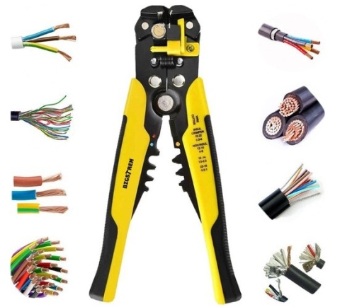 Automatyczny ściągacz izolacji 0,2-6 mm do przewodów kabli Bigstren 11748