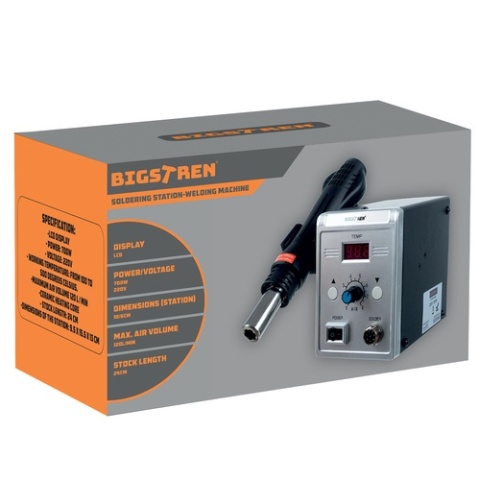 Stacja lutownicza spawarka 700W 100 do 500°C Bigstren 21708