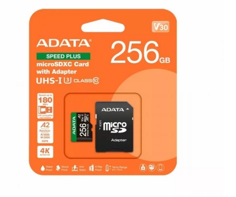 Adata Karta microSD Speed Plus 256GB UHS1 U3 V30