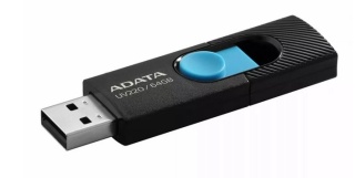 Pendrive 64GB USB2.0 Czarno-niebieski Adata UV220