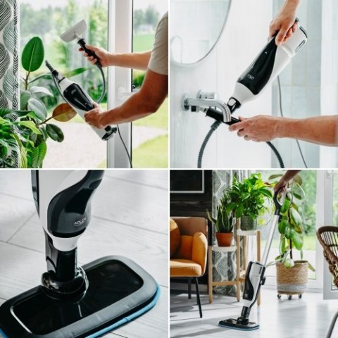 Adler Mop i myjka Parowa 2w1 - Zestaw Akcesoriów