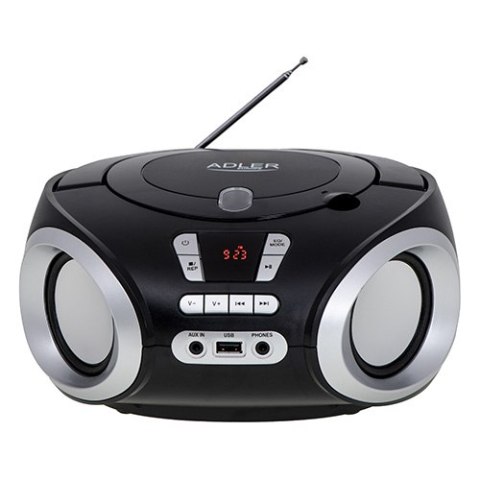 Adler Radio Boombox CD-MP3 | USB | FM Radio | AUX | Gniazdo słuchawkowe