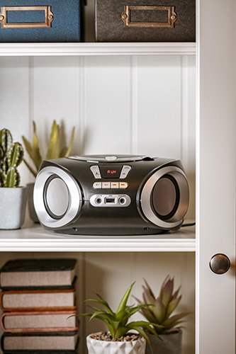Adler Radio Boombox CD-MP3 | USB | FM Radio | AUX | Gniazdo słuchawkowe