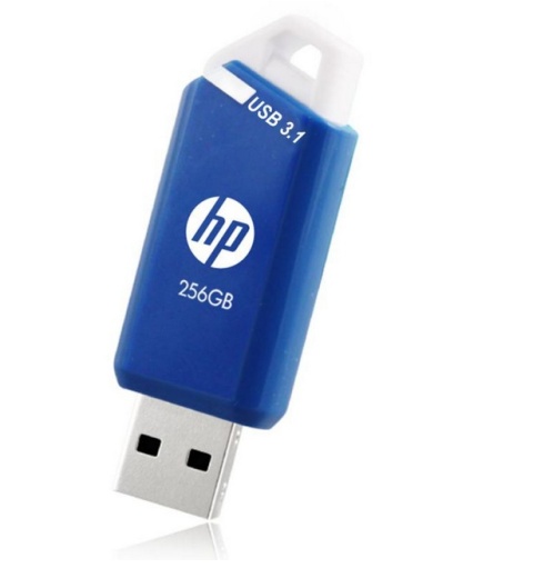 Pendrive 256GB USB 3.1 niebieski HP Inc. HPFD755W-256