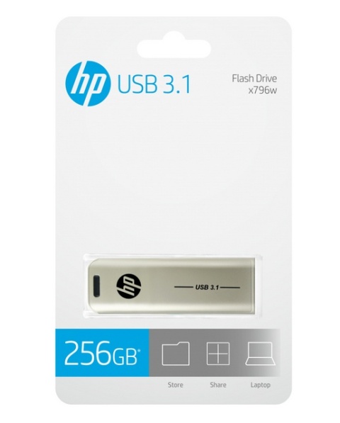 Pendrive 256GB USB 3.1 metalowy HP Inc. HPFD796L-256