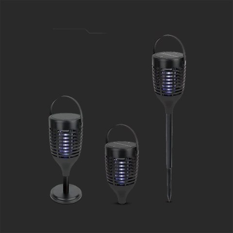 Lampa Hybrydowa Solarna Owadobójcza V-TAC 3w1 1000V Ładowanie USB-C VT-3215