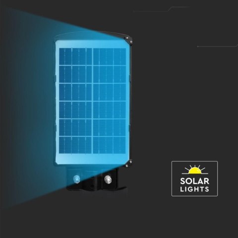 Naświetlacz Oprawa Uliczna LED Solarna V-TAC 6W Czarny VT-ST63W 6000K 800lm
