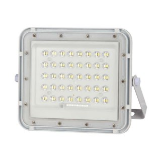 Projektor LED Solarny V-TAC 6W Pilot, AUTO, Timer, IP65 Biały VT-40W-W 4000K 400lm