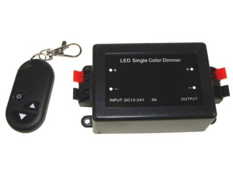 Ściemniacz LED RF 8A jednokanałowy, pilot