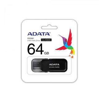 Adata Pendrive UV240 64GB USB 2.0 Czarny