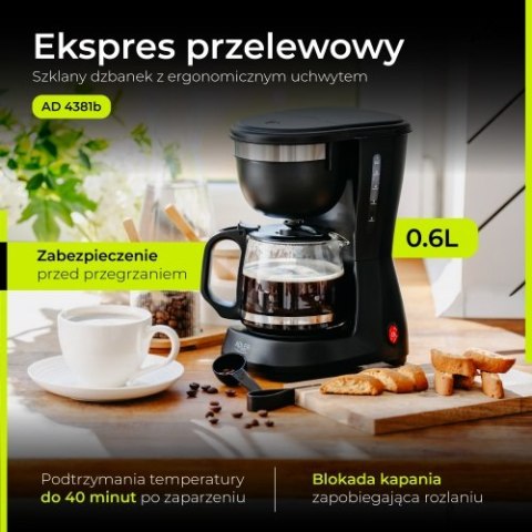 Adler Ekspres przelewowy 0,6l