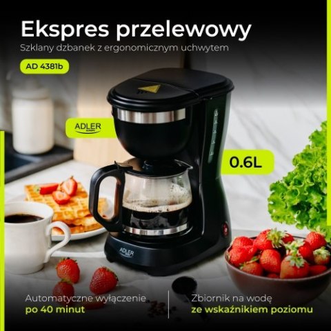 Adler Ekspres przelewowy 0,6l