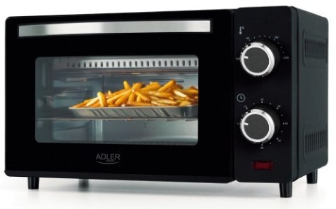 Adler Piekarnik elektryczny 9L | Regulacja temperatury | Minutnik |