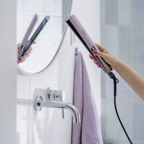 Adler Prostownica do włosów keratynowa | Powłoka ceramiczno-keratynowa | Wyświetlacz LCD | 6 poziomów temp. | Etui + rękawiczka termic