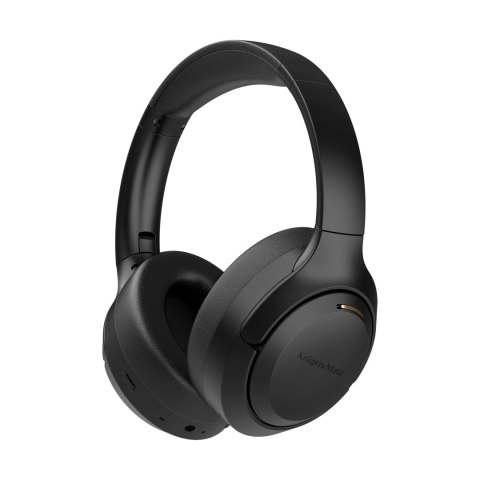 Bezprzewodowe słuchawki nauszne z ANC , Kruger&Matz F8A , czarne