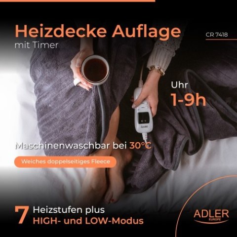 Camry Elektryczny koc nakładany z czasomierzem (1) super miękki