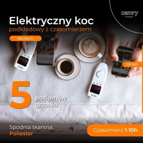 Camry Elektryczny koc podkładowy z czasomierzem (2)