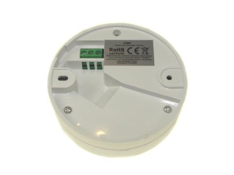 Czujnik ruchu PIR okrągły natynkowy biały IP65