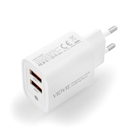 Ładowarka sieciowa 2xUSB 2400 mA